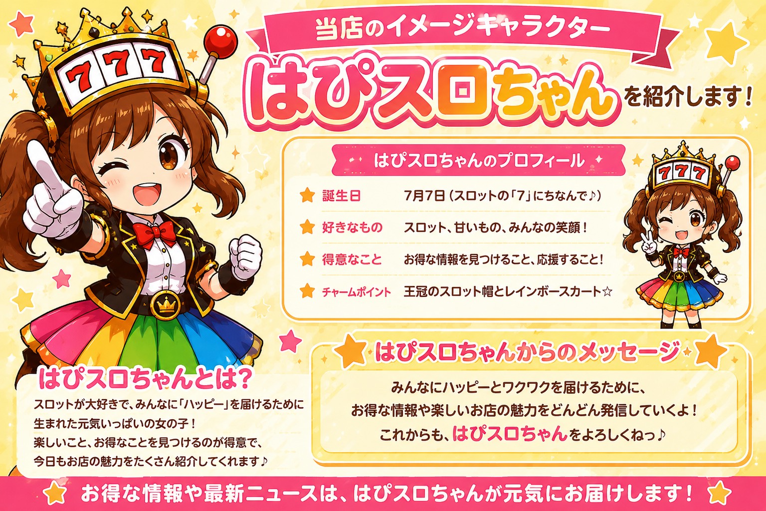 はぴスロちゃん自己紹介